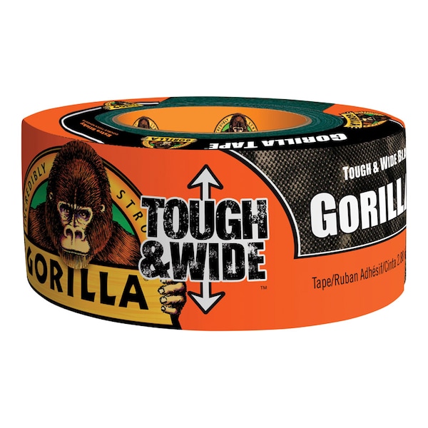 Gorilla 2.88 in. W X 25 yd L Black Duct Tape